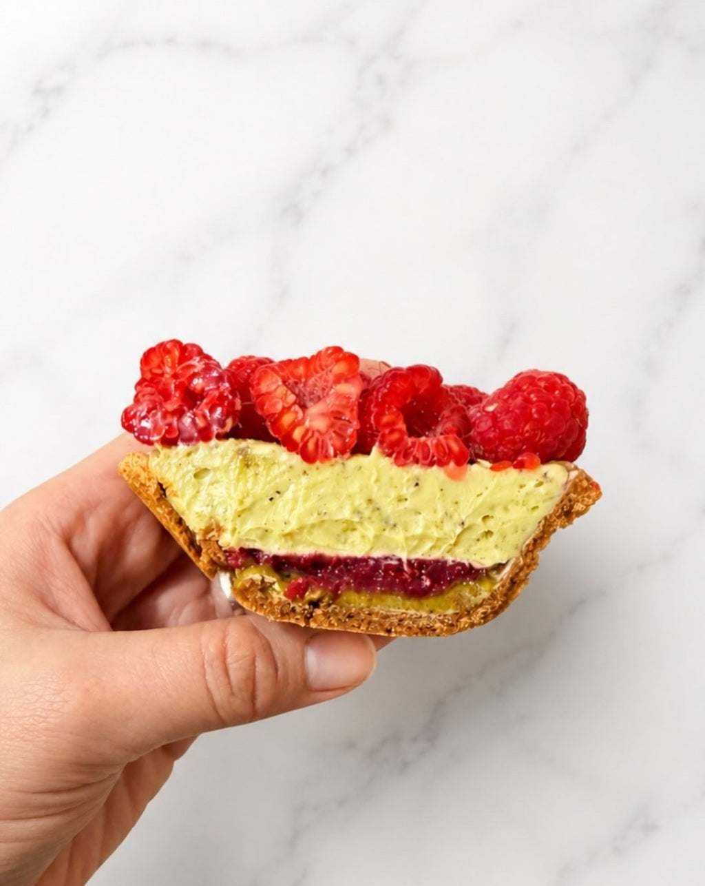 Raspberry Pistachio Signature Tart