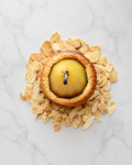 Vanilla Poached Pear & Almond Tart
